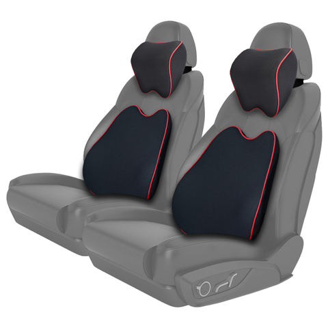 Soporte de asiento trasero de coche, almohada de soporte para cintura, cojín Lumbar de espuma viscoelástica Universal para asientos de automóvil ► Foto 1/6