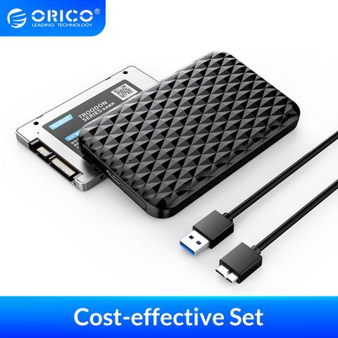 ORICO-disco duro portátil de 2,5 pulgadas, dispositivo SSD SATA3.0 de 2,5 pulgadas con USB 3,0 HDD, caja de cierre, compatible con UASP HD, 5gbps, SSD PSSD externa ► Foto 1/6