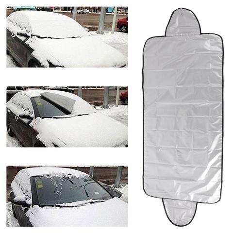 Patrulla de plata UV recubrimiento Reflector Universal protección sombrillas parabrisas térmico del automóvil admisión ventana delantera nieve escudo ► Foto 1/6