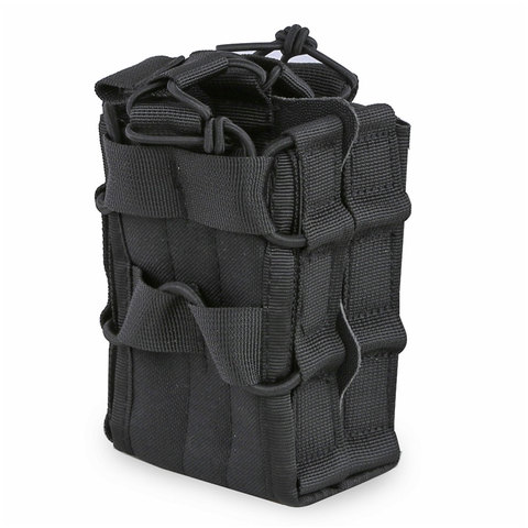 Sistema Molle de nailon 1000D, bolsa de almacenamiento de doble capa, Airsoft Tactical AK 7,62 M4 5,56, accesorios de caza para Rifle ► Foto 1/6