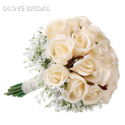 De novia, accesorios de boda, buqué de flores para las damas de honor ► Foto 1/6