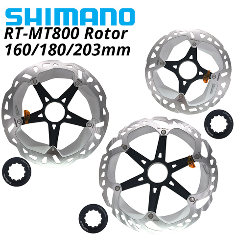 SHIMANO-Rotor de freno de disco DEORE XT MT800, cerradura central, tecnología de RT-MT800, 160MM, 180MM, 203MM, para M8100 ► Foto 1/6