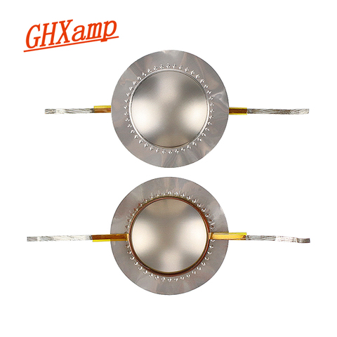 GHXAMP-bobina de voz Tweeter de 32,5mm, película de titanio, altavoz de agudos, bobina de voz, alambre redondo de cobre, piezas de Tweeter de reparación de 8 Ohm, 2 uds. ► Foto 1/6