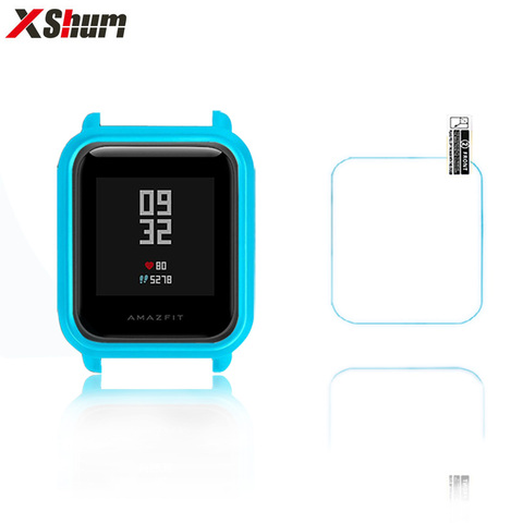 XShum-funda protectora para Xiaomi Amazfit bip, accesorios de protección para pantalla de parachoques ► Foto 1/6