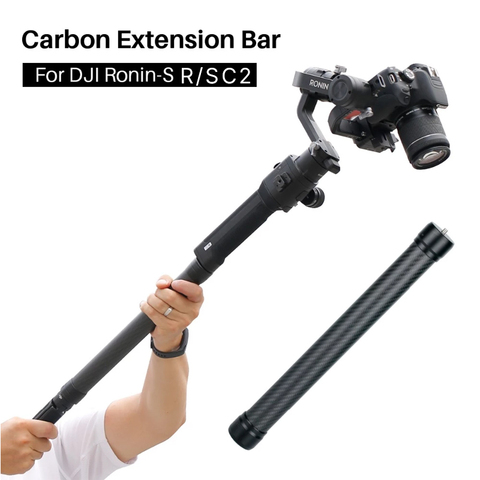 AgimbalGear DH10 de fibra de carbono de extensión de polo palo CNC de aleación de aluminio accesorios para DJI Ronin S estabilizador ► Foto 1/6