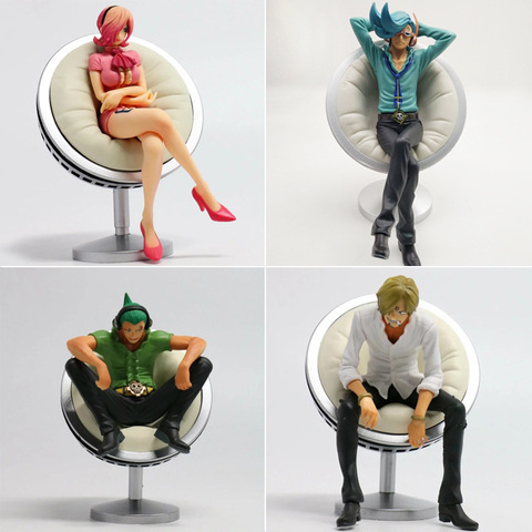 Anime una pieza Vinsmoke familia Vinsmoke Reiju Sanji Yonji figura de acción OP Luffy luchador Sanji posición sentada modo colección ► Foto 1/6