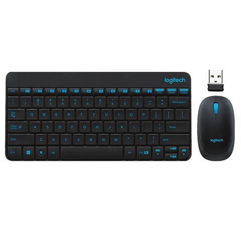 Logitech-teclado y ratón para ordenador portátil MK245, Original, ergonómico, resistente al agua ► Foto 1/6