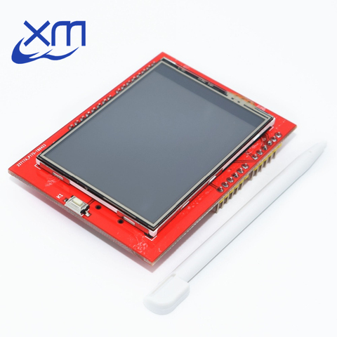 1 unidad de módulo LCD TFT pantalla LCD de 2,4 pulgadas TFT para placa Arduino UNO R3 y soporte mega 2560 con lápiz táctil gif ► Foto 1/2