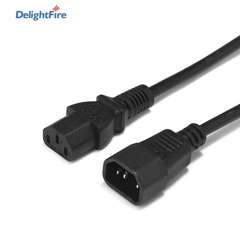 IEC C14 C13 Cable de alimentación PDU UPS Cable 1m 3m 5m 10m IEC 320 C13 C14 Cable de alimentación para PC ordenador Monitor DMX Luz de escenario de DJ ► Foto 1/6