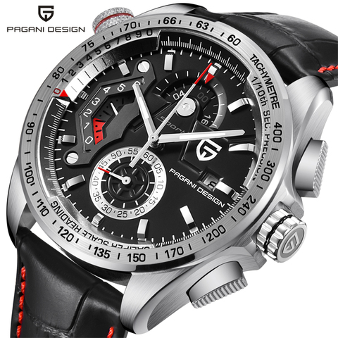 PAGANI Design-reloj analógico de acero inoxidable para hombre, accesorio de pulsera de cuarzo resistente al agua 50M con cronógrafo, complemento deportivo masculino de marca de lujo con diseño CX2492 ► Foto 1/6