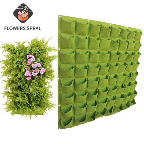 Bolsas colgantes de montaje en pared para el hogar, suministros para el hogar, múltiples bolsillos, bricolaje, macetero para cultivo vegetal Vertical, bolsa para habitación de jardín ► Foto 1/6