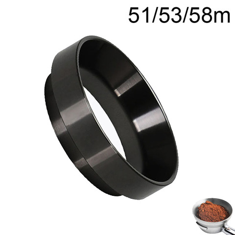 Anillo de dosificación inteligente de café, herramientas de café Universal de aluminio para Barista Espresso, 51mm/53mm/58mm ► Foto 1/6