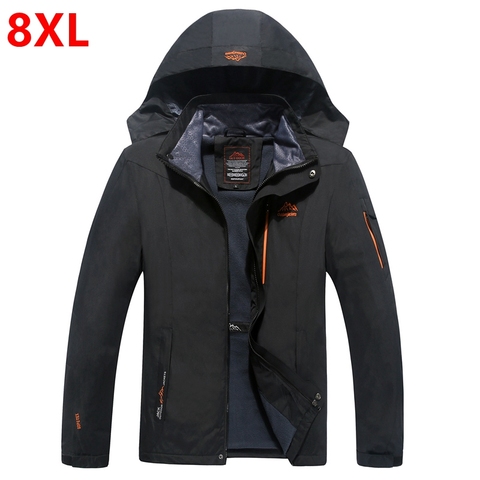 Ropa de chaqueta de talla extragrande para hombre, traje masculino para primavera y otoño, con fertilizante que aumenta la grasa, 4XL, 5XL, 6XL, 7XL ► Foto 1/6