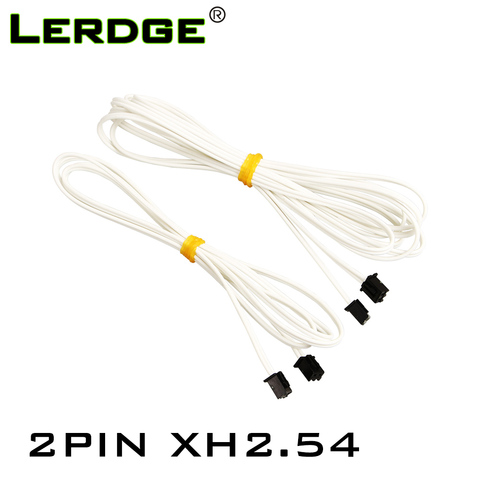 LERDGE-línea de conexión XH2.54 de 2 pines, 1M y 2M, piezas de impresora 3D, cable flexible resistente a altas temperaturas, línea Dupont, 2 uds. ► Foto 1/6