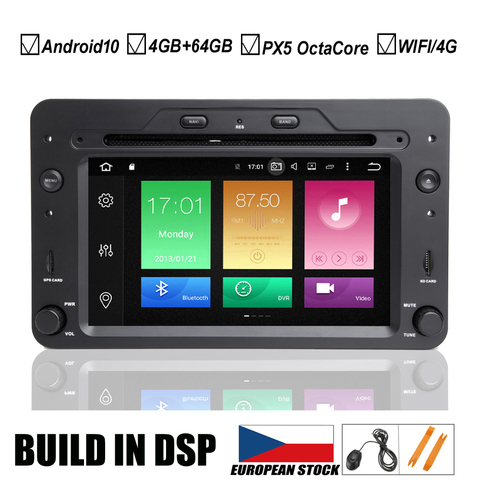 Reproductor de DVD con GPS para coche, Radio con navegador, ANDROID 10,0, WIFI, estéreo, 4GB + 64GB, Octa Core, para ALFA ROMEO 159 SPORTWAGON SPIDER BRERA ► Foto 1/6