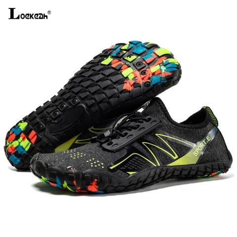 Zapatos de agua antideslizantes para hombre, sandalias de deporte para el aire libre y playa, compatible para nadar en río, mar y buceo, zapatillas acuáticas de talla grande, unisex ► Foto 1/6