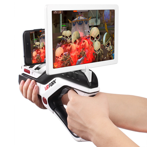 Inteligente creador AR juego pistola de juguete divertido deportes Airsoft pistolas de aire multijugador interactiva Realidad Virtual Shoot Bluetooth juego de Control ► Foto 1/6