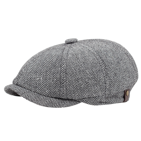 Hombre de talla grande gorro Ivy cabeza grande hombre Otoño e Invierno mono tapa grado boina 58cm 60cm dos tamaños ► Foto 1/6