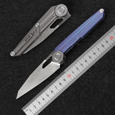 NOC nuevo MT10 cuchillo plegable M390 hoja titanium manejar táctico cortador para camping Navajas de bolsillo de supervivencia al aire libre cuchillos EDC herramienta ► Foto 1/6