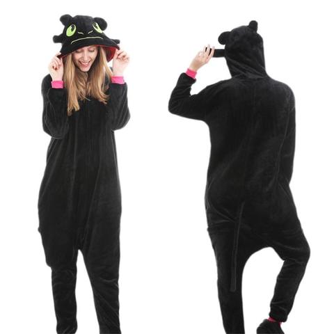 Cómo entrenar a tu dragón adulto, pijama Kigurumi Onesie, disfraz de Cosplay, ropa de dormir, mono, ropa de fiesta y Carnaval ► Foto 1/1