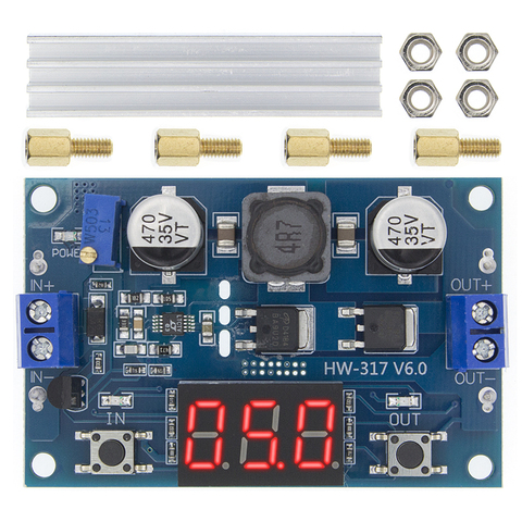 DC-DC de CC de 3-35V a 3,5 ~ 35V, módulo de aumento, transformador, fuente de alimentación regulada, voltímetro, LTC1871 ► Foto 1/6