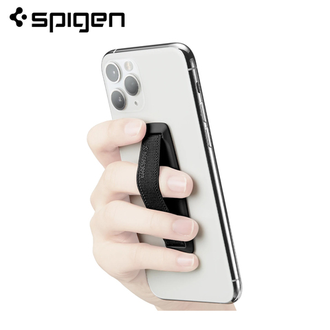 Spigen-Soporte de agarre para teléfono, correa flexible, diseñado para todos los teléfonos y tabletas, AMP00364 ► Foto 1/6