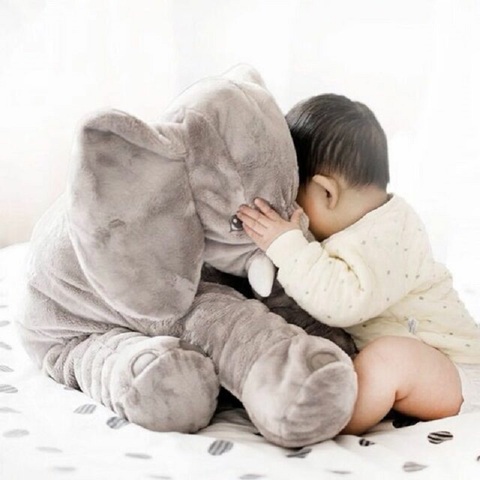 Elefante suave de peluche grande para niños, peluches para bebé, regalo para recién nacido ► Foto 1/6