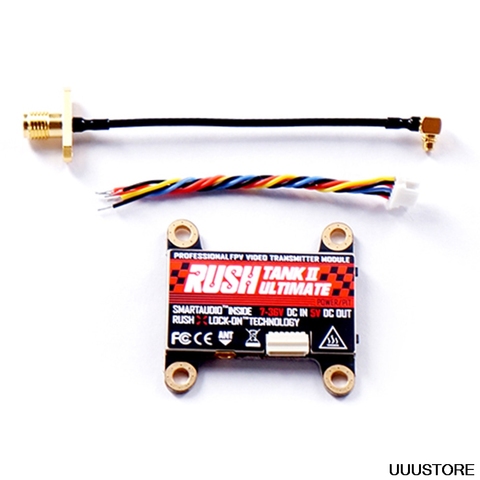 RUSH VTX tanque V2 5,8G 48CH 25mW/200mW/500mW/800mW 7-25V transmisor AV RaceBand / LowRace construido-en TBS Smartaudio ► Foto 1/1