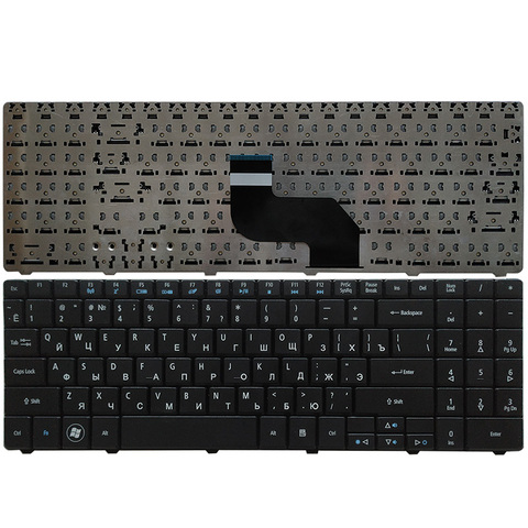 Teclado ruso para ordenador portátil 0KN0-XV1RU01 0KN0-XV1RU18 OKNO-XV1RU41/A V128862DS2 v12862es2 RU, teclado negro ► Foto 1/5