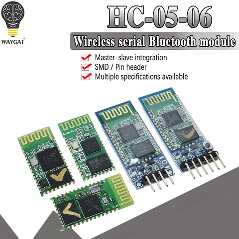 HC-05 HC 05 hc-06 HC 06 RF, transceptor Bluetooth inalámbrico, módulo esclavo RS232/convertidor de TTL a UART y adaptador ► Foto 1/6