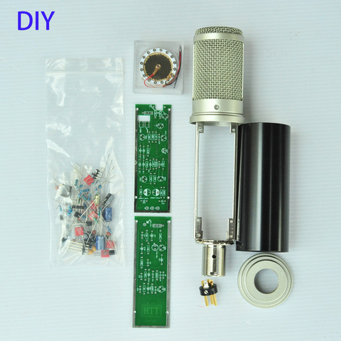 1set DIY condensador micrófono placa de circuito accesorios con 34mm oro Capsulse ► Foto 1/6