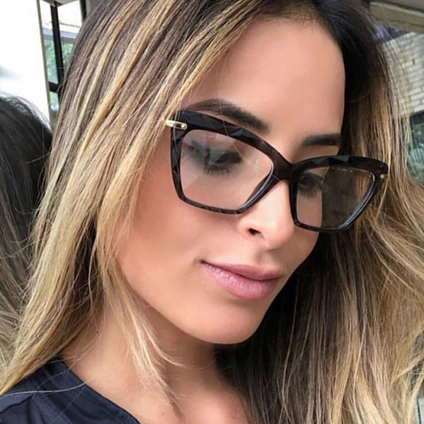 VIVIBEE mujer gato ojo gafas de protección contra luz azul 2022 de moda Cateye negro Marco de bloqueo de luz azul computadora mujer gafas ► Foto 1/6