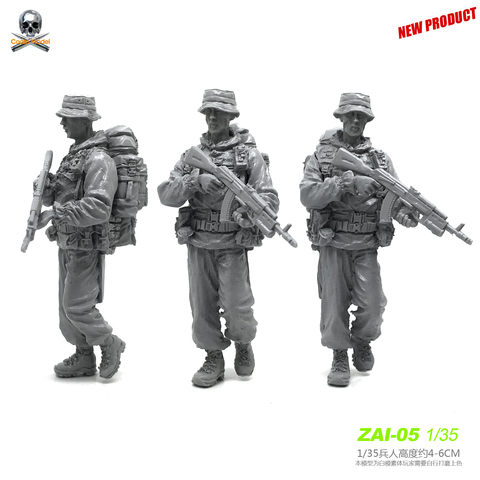 Kit de resina 1/35, conjunto de soldado de las fuerzas rusas, moderno especial, ZAI-05 ► Foto 1/2