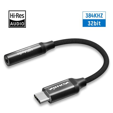 NILLKIN-AMPLIFICADOR DE AURICULARES HIFI DAC, Adaptador de audio tipo C a 3,5mm, 32bit/384K, sin pérdidas, para Samsung, iPhone y OnePlus ► Foto 1/6