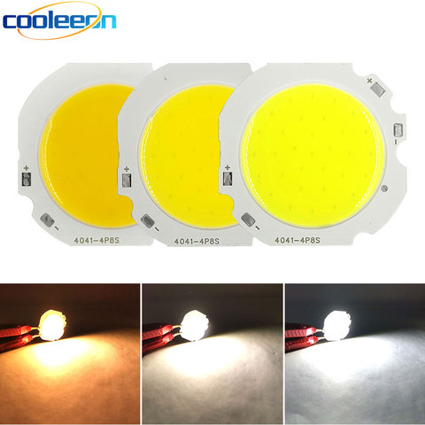 Chip LED COB redondo de 32mm, fuente de luz LED de 10W y 24V para iluminación de camiones de interior y exterior, lámpara LED de Color blanco cálido y frío Natural DC24V ► Foto 1/6