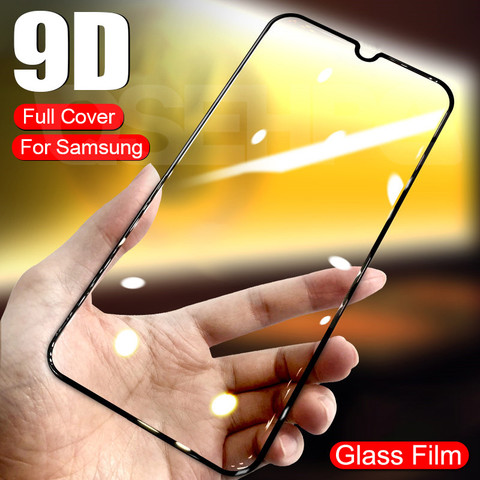 9D de vidrio templado para Samsung Galaxy A01 A11 A21 A31 A41 A51 A71 Protector de pantalla M11 M21 M31 M51 A21S A30 A50 protectora de vidrio ► Foto 1/6
