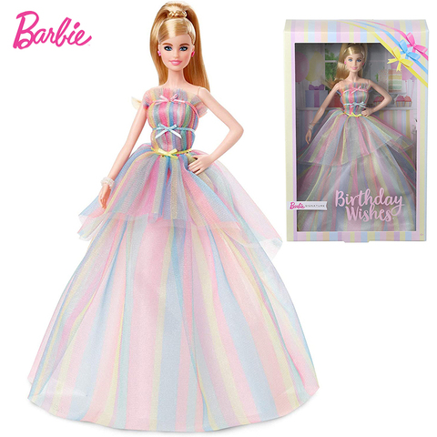 Muñeca Barbie Original Ballet Hada chica hermosa princesa cuento de hadas Colección Edición niños juguetes de regalo para niñas muñecas Boneca ► Foto 1/6