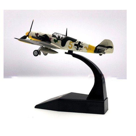 Avión de combate aéreo alemán BF-109, modelo de avión de aleación, escala 1:72, escala 1:72 ► Foto 1/5