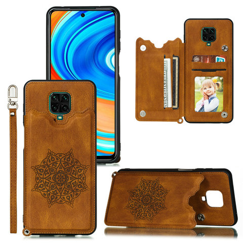 RedMi Note 9S 9C 9A Funda de cuero Flip para Xiaomi Redmi Nota 9 7 8T 10Lite caso Mi 10T Pro Lite Poco F2 Pro X2 X3 NFC las cocas ► Foto 1/6