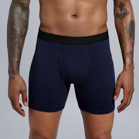 Calzoncillos de algodón para hombre, ropa interior, Bóxer corto para hombre ► Foto 1/6