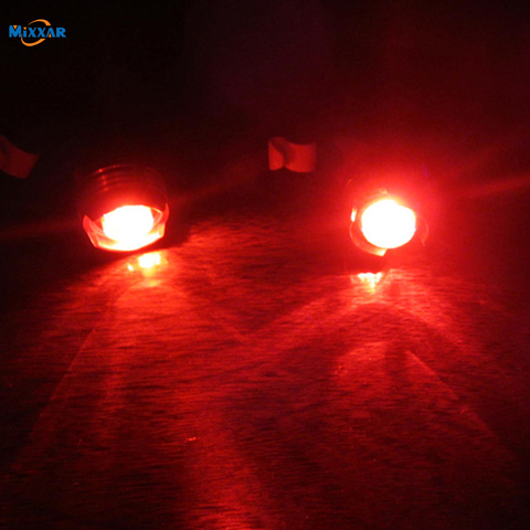 Luz LED para casco trasero de bicicleta, resistente al agua, Flash rojo, linterna de advertencia de seguridad, luz de advertencia de seguridad ► Foto 1/6