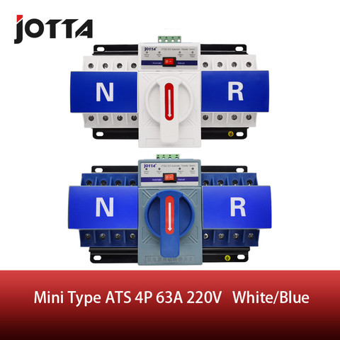 JOTTA 4P 63A 380V ATS MCB tipo de doble potencia interruptor de transferencia automática interruptor de cambio ► Foto 1/5