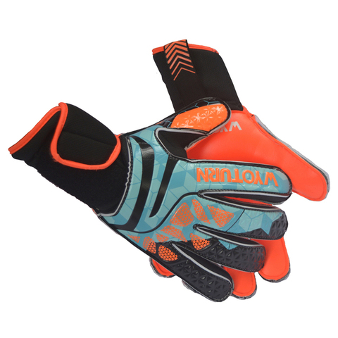 WYOTURN-guantes de Portero profesional, protección para los dedos, látex grueso, fútbol, portero, envío directo ► Foto 1/6