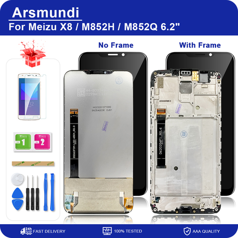 Pantalla LCD de 6,2 pulgadas para Meizu X8 X 8, montaje de digitalizador con pantalla táctil, piezas de repuesto para Meizu X 8 X8 M852H M852Q LCDs ► Foto 1/5