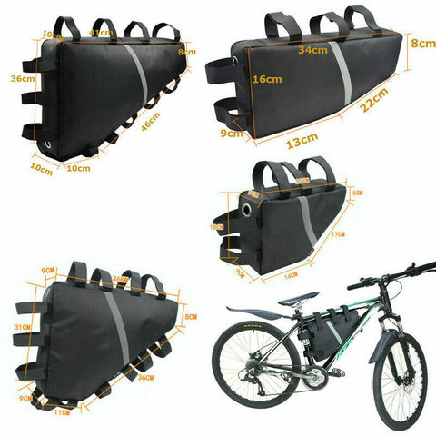 Bolsa de marco tubular triangular para bicicleta de montaña, almacenamiento de batería, 36V, 48V, bolsa impermeable para bicicleta ► Foto 1/6