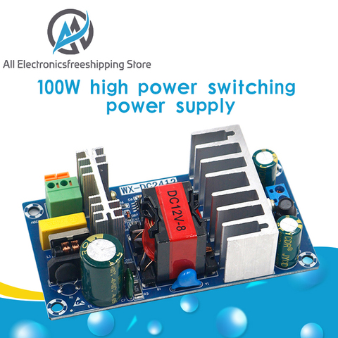 Placa de alimentación conmutada de alta potencia, módulo regulador de reducción, 12V, AC-DC, 12V8A ► Foto 1/6