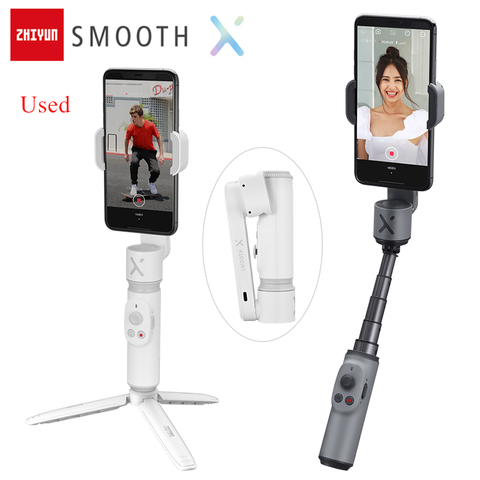 Zhiyun-Palo de Selfie Smooth X, estabilizador de cardán, Palo de mano, vlog, antivibración, para iPhone, Huawei, Xiaomi, Redmi, Samsung ► Foto 1/6