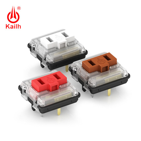 Kailh-Interruptor de bajo perfil 1350 para teclado de Chocolate, RGB, SMD, kailh, Teclado mecánico, vástago blanco, sensación de mano clicky ► Foto 1/6