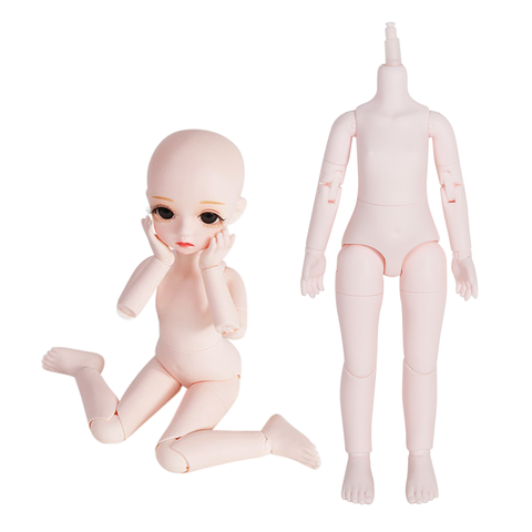 Muñeca de cabeza calva DBS 1/6 bjd 28cm cuerpo articulado ► Foto 1/6