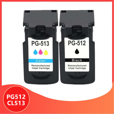 Cartucho de tinta PG512 CL513 Catridge, 512XL, Compatible con Canon pg 512 cl 513, Pixma mp230, mp250, MP240, MP270, MP480, IP2700 ► Foto 1/6